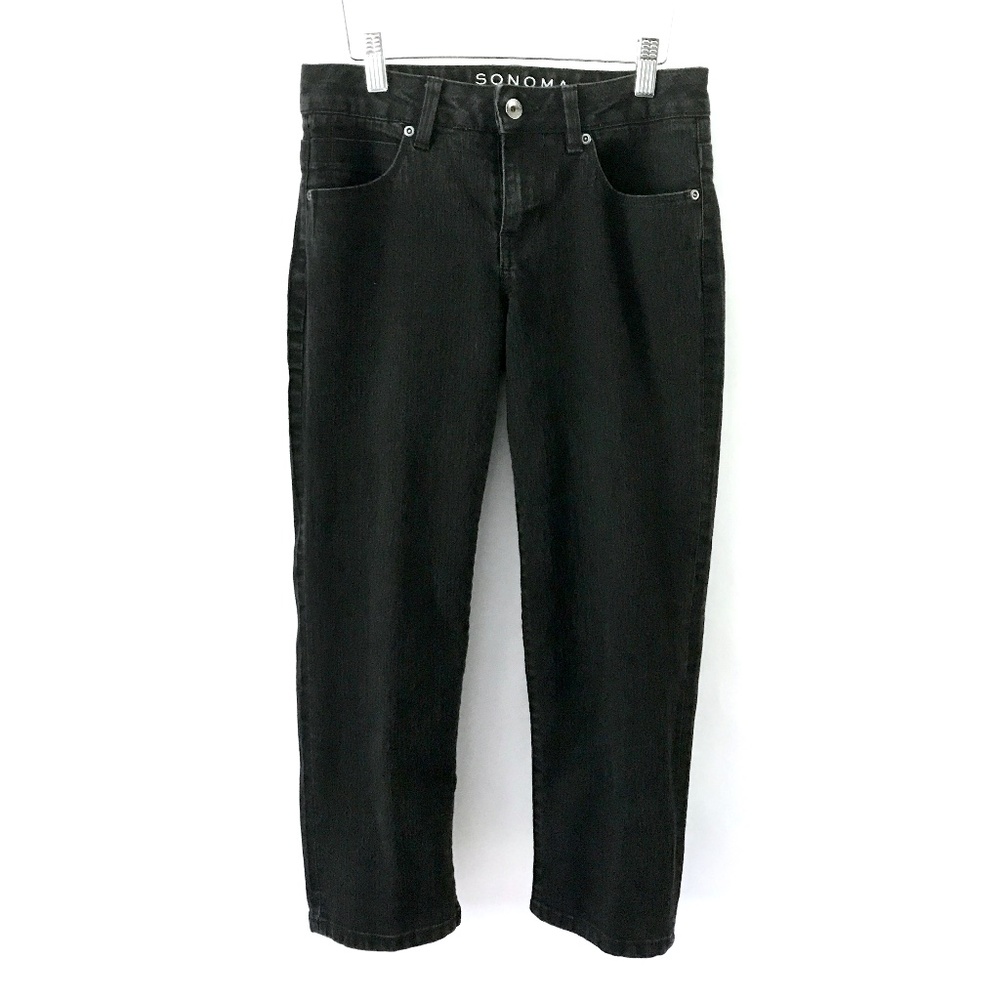 3/$15 Sonoma Life Style Black Denim Modern Fit Capri Pants